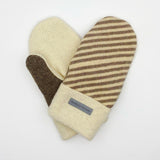Recycled Wool Sweater Mittens - medium