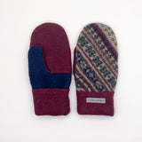Recycled Wool Sweater Mittens - medium