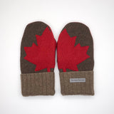 Recycled Wool Sweater Mittens -  Medium - Canada Mittens