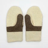 Recycled Wool Sweater Mittens - medium