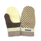 Recycled Wool Sweater Mittens - medium