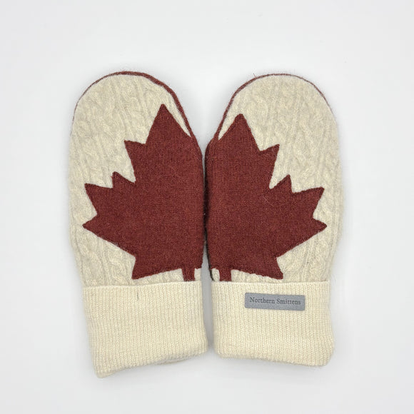 Recycled Wool Sweater Mittens - medium - Canada Mittens