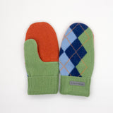 Recycled Wool Sweater Mittens - medium