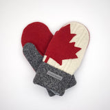 Recycled Wool Sweater Mittens -  Medium - Canada Mittens