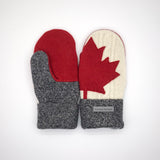 Recycled Wool Sweater Mittens -  Medium - Canada Mittens