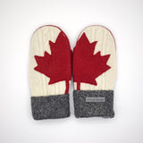 Recycled Wool Sweater Mittens -  Medium - Canada Mittens