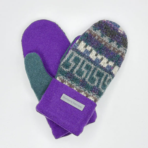Recycled Wool Sweater Mittens -  small