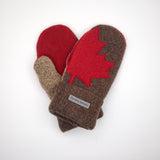 Recycled Wool Sweater Mittens -  Medium - Canada Mittens
