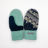 Recycled Wool Sweater Mittens - medium
