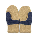 Recycled Wool Sweater Mittens - medium