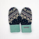Recycled Wool Sweater Mittens - medium
