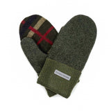 Recycled Wool Sweater Mittens - medium