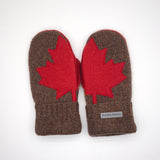 Recycled Wool Sweater Mittens -  Medium - Canada Mittens
