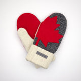 Recycled Wool Sweater Mittens -  Medium - Canada Mittens