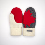 Recycled Wool Sweater Mittens -  Medium - Canada Mittens