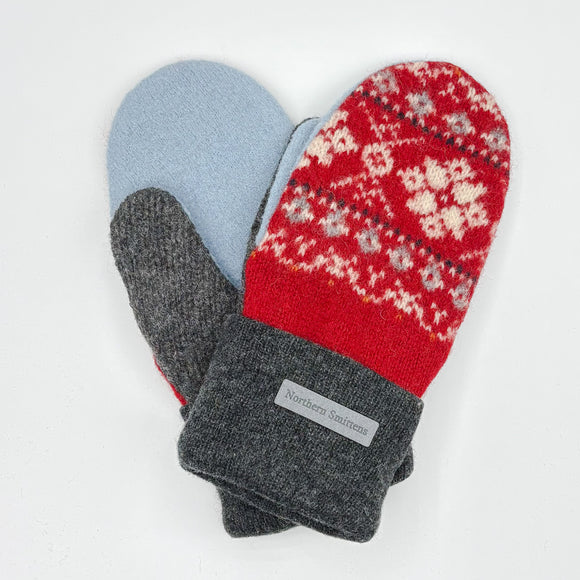 Recycled Wool Sweater Mittens -  small