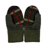 Recycled Wool Sweater Mittens - medium