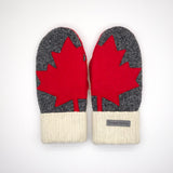 Recycled Wool Sweater Mittens -  Medium - Canada Mittens