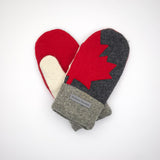 Recycled Wool Sweater Mittens -  Medium - Canada Mittens