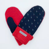 Recycled Wool Sweater Mittens - medium