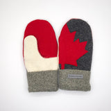 Recycled Wool Sweater Mittens -  Medium - Canada Mittens
