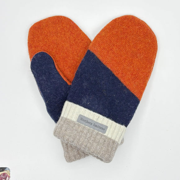 Recycled Wool Sweater Mittens - medium