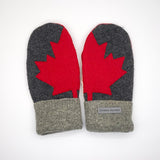 Recycled Wool Sweater Mittens -  Medium - Canada Mittens