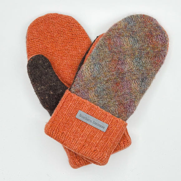Recycled Wool Sweater Mittens -  small