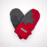 Recycled Wool Sweater Mittens -  Medium - Canada Mittens