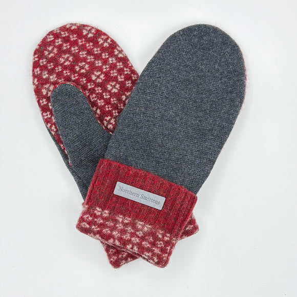 Recycled Wool Sweater Mittens -  small