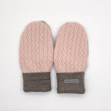 Recycled Wool Sweater Mittens - medium