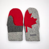 Recycled Wool Sweater Mittens -  large - Canada Mittens