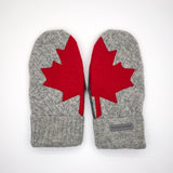 Recycled Wool Sweater Mittens -  large - Canada Mittens