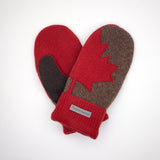 Recycled Wool Sweater Mittens -  large - Canada Mittens