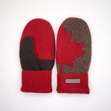 Recycled Wool Sweater Mittens -  large - Canada Mittens