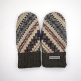 Recycled Wool Sweater Mittens - large