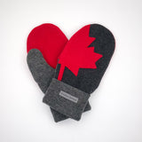 Recycled Wool Sweater Mittens -  large - Canada Mittens