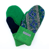 Recycled Wool Sweater Mittens - medium