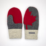 Recycled Wool Sweater Mittens -  large - Canada Mittens