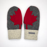 Recycled Wool Sweater Mittens -  large - Canada Mittens