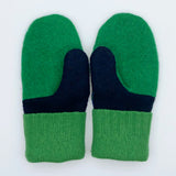 Recycled Wool Sweater Mittens - medium
