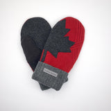 Recycled Wool Sweater Mittens -  large - Canada Mittens
