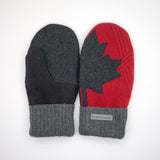 Recycled Wool Sweater Mittens -  large - Canada Mittens