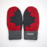 Recycled Wool Sweater Mittens -  large - Canada Mittens