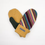 Recycled Wool Sweater Mittens - medium