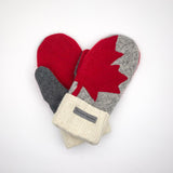 Recycled Wool Sweater Mittens -  small - Canada Mittens