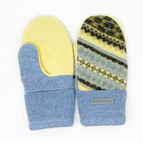Recycled Wool Sweater Mittens - medium