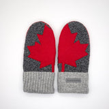 Recycled Wool Sweater Mittens -  small - Canada Mittens