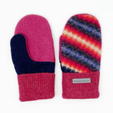 Recycled Wool Sweater Mittens - medium