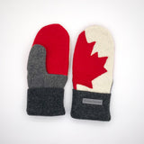 Recycled Wool Sweater Mittens -  small - Canada Mittens